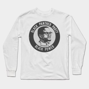 Black Panther Party :: Black Power Malcolm X Tribute Long Sleeve T-Shirt